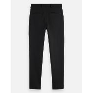 Picture of SCOTCH&SODA MEN'S CORE - MOTT - TAILORED KNITTED YARN DYED CHINO IN BLACK 2