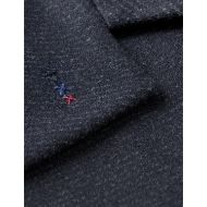Picture of SCOTCH&SODA MEN'S TAILORED NOTCH LAPEL YARN DYED JERSEY REGULAR-FIT BLAZER IN NAVY 3