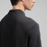 Picture of REPLAY MEN'S PIQUÉ POLO-SHIRT WITH CHEST POCKET IN BLACK 3