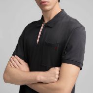 Picture of REPLAY MEN'S PIQUÉ POLO-SHIRT WITH CHEST POCKET IN BLACK 5