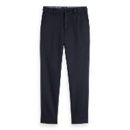 Picture of SCOTCH&SODA MEN'S FINCH TAILORED JERSEY YARN-DYED TAPERED JOGGER IN NAVY 1
