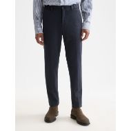 Picture of SCOTCH&SODA MEN'S FINCH TAILORED JERSEY YARN-DYED TAPERED JOGGER IN NAVY 4