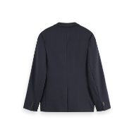 Picture of SCOTCH&SODA MEN'S TAILORED NOTCH LAPEL YARN DYED JERSEY REGULAR-FIT BLAZER IN NAVY 2