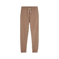 Picture of SCOTCH&SODA MEN'S SEASONAL CORE LOGO BADGE REGULAR-FIT SWEATPANTS IN LIGHT PASTEL BROWN 1