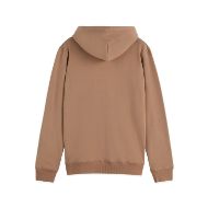 Picture of SCOTCH&SODA MEN'S SEASONAL CORE LOGO BADGE REGULAR-FIT HOODIE IN LIGHT PASTEL BROWN 2
