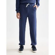 Picture of SCOTCH&SODA MEN'S SEASONAL CORE LOGO BADGE REGULAR-FIT SWEATPANTS IN NAVY 4