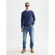 Picture of SCOTCH&SODA MEN'S SEASONAL CORE ECOVERO PULLOVER IN NAVY 7