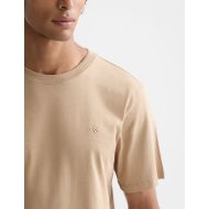 Picture of SCOTCH&SODA MEN'S SEASONAL CORE CHEST LOGO REGULAR-FIT T-SHIRT IN MEDIUM BEIGE 6