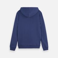 Picture of SCOTCH&SODA MEN'S SEASONAL CORE LOGO BADGE REGULAR-FIT HOODIE IN NAVY 2