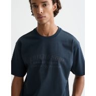 Picture of SCOTCH&SODA MEN'S FRONT ARTWORK RELAXED-FIT T-SHIRT IN BLACK 6
