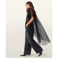Снимка на ALLSAINTS ДАМСКИ ТОП SEZ EMBELLISHED TULLE CAPE В ЧЕРНО 5