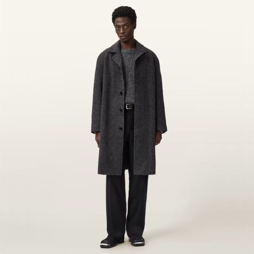 Снимка на ALLSAINTS МЪЖКО ПАЛТО DUKE В СИВО