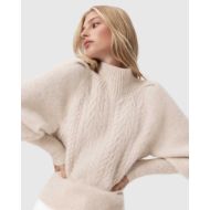 Снимка на ALLSAINTS ДАМСКИ ПУЛОВЕР SAJEL CABLE JUMPER В ПЕРЛЕНО БЯЛО 4