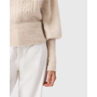 Снимка на ALLSAINTS ДАМСКИ ПУЛОВЕР SAJEL CABLE JUMPER В ПЕРЛЕНО БЯЛО 3