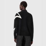 Снимка на ALLSAINTS ДАМСКИ ПУЛОВЕР A STAR JUMPER В ЧЕРНО/БЯЛО 2