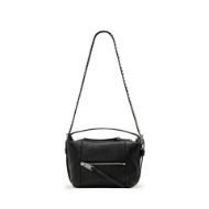 Picture of ALLSAINTS WOMEN'S VEGA EMBROIDERED GRAB BAG IN BLACK 1