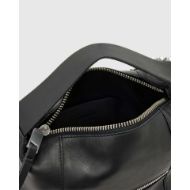 Picture of ALLSAINTS WOMEN'S VEGA EMBROIDERED GRAB BAG IN BLACK 4