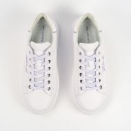 Снимка на KARL LAGERFELD ДАМСКИ СПОРТНИ ОБУВКИ KAPRI RHINESTONE KARL TRIM В БЯЛО И ЛИЛАВО 3