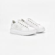 Снимка на KARL LAGERFELD ДАМСКИ СПОРТНИ ОБУВКИ KAPRI SIGNIA EMBOSS LO LACE В БЯЛО / МОНО 5