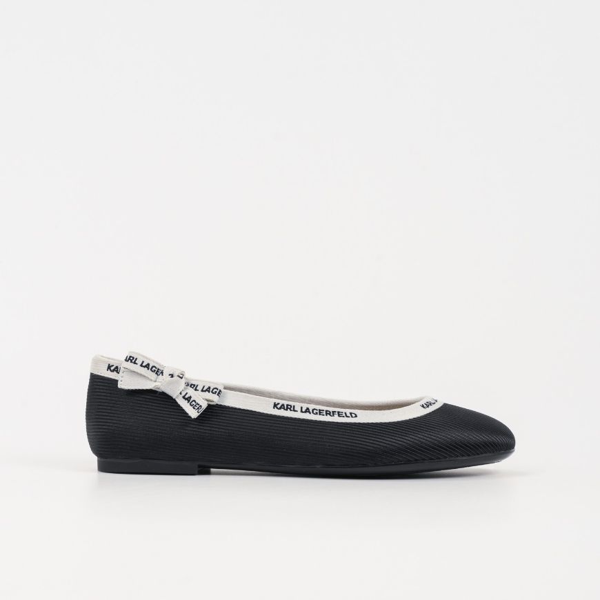 Снимка на KARL LAGERFELD ДАМСКИ БАЛЕРИНИ KARO RIBBON COLLAR PUMP В ЧЕРНО