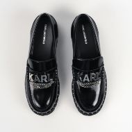 Picture of KARL LAGERFELD WOMEN'S LOWELL CHARM LOAFER IN BLACK 3