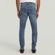 Picture of G-STAR MEN'S D-STAQ 3D SLIM JEANS IN FADED BLUE PEBBLE RESTORED 2