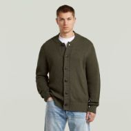 Picture of G-STAR MEN'S HONEY COMB STRUCTURE CARDIGAN IN ASFALT 1