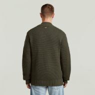 Picture of G-STAR MEN'S HONEY COMB STRUCTURE CARDIGAN IN ASFALT 2