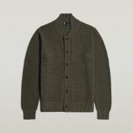 Picture of G-STAR MEN'S HONEY COMB STRUCTURE CARDIGAN IN ASFALT 7