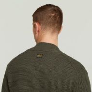 Picture of G-STAR MEN'S HONEY COMB STRUCTURE CARDIGAN IN ASFALT 3