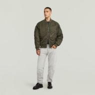 Picture of G-STAR MEN'S GA-1 LIGHTWEIGHT PADDED BOMBER IN COATED SHADOW OLIVE 5