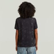 Picture of G-STAR WOMEN'S AOP TOP IN DK BLACK WAVE SPRAY 2