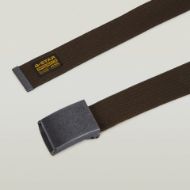 Picture of G-STAR MEN'S WEBBING BELT IN BLACK METAL/JAVA 3