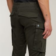 Picture of G-STAR MEN'S ROVIC ZIP 3D REGULAR TAPERED PANTS IN ASFALT 3