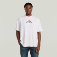 Picture of G-STAR MEN'S MULTI TECHNIQUE GR RELAXED T-SHIRT IN WHITE 1