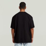 Picture of G-STAR MEN'S MULTI TECHNIQUE GR RELAXED T-SHIRT IN DK BLACK 2