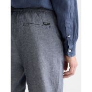 Picture of SCOTCH&SODA MEN'S SEASONAL CORE WARREN COTTON LINEN JOGGER IN NAVY 6