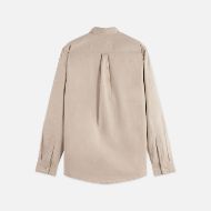 Picture of SCOTCH&SODA MEN'S SEASONAL CORE SOLID OXFORD REGULAR-FIT SHIRT IN MEDIUM BEIGE 2