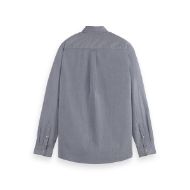 Picture of SCOTCH&SODA MEN'S SEASONAL CORE SOLID OXFORD REGULAR-FIT SHIRT IN NAVY 2