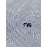 Picture of SCOTCH&SODA MEN'S SEASONAL CORE SOLID OXFORD REGULAR-FIT SHIRT IN NAVY 3