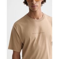 Picture of SCOTCH&SODA MEN'S SEASONAL CORE CHEST ARTWORK RELAXED-FIT T-SHIRT IN MEDIUM BEIGE 6