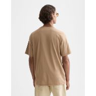 Picture of SCOTCH&SODA MEN'S SEASONAL CORE CHEST ARTWORK RELAXED-FIT T-SHIRT IN MEDIUM BEIGE 5