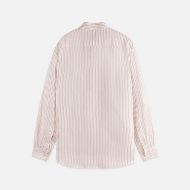 Picture of SCOTCH&SODA MEN'S STRIPED LINEN REGULAR-FIT SHIRT IN WHITE/PASTEL 2