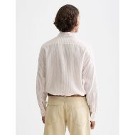 Picture of SCOTCH&SODA MEN'S STRIPED LINEN REGULAR-FIT SHIRT IN WHITE/PASTEL 5
