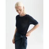 Снимка на SCOTCH&SODA ДАМСКИ ПУЛОВЕР С КЪС РЪКАВ В ТЪМНОСИНЬО 6