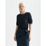 Снимка на SCOTCH&SODA ДАМСКИ ПУЛОВЕР С КЪС РЪКАВ В ТЪМНОСИНЬО 4