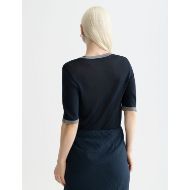 Снимка на SCOTCH&SODA ДАМСКИ ПУЛОВЕР С КЪС РЪКАВ В ТЪМНОСИНЬО 5