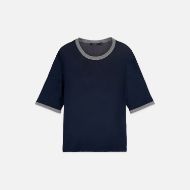 Снимка на SCOTCH&SODA ДАМСКИ ПУЛОВЕР С КЪС РЪКАВ В ТЪМНОСИНЬО 1