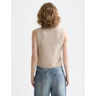 Снимка на SCOTCH&SODA ДАМСКИ ПЛЕТЕН ТОП С БРОДЕРИЯ В БЕЖОВО 5