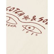 Picture of SCOTCH&SODA WOMEN'S SMALL CHEST ARTWORK REGULAR FIT T-SHIRT IN EGGNOG 3